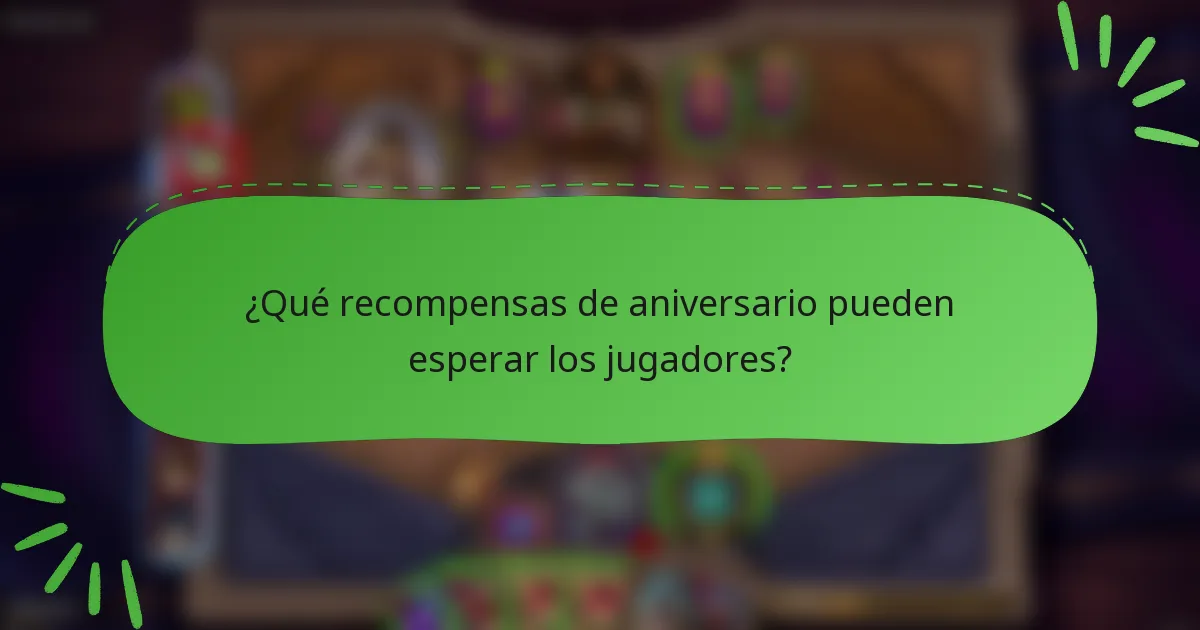 ¿Qué recompensas de aniversario pueden esperar los jugadores?